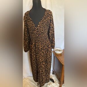 Terra & Sky 1X Cheetah Dress